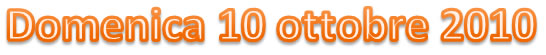 domenica 10 ottobre